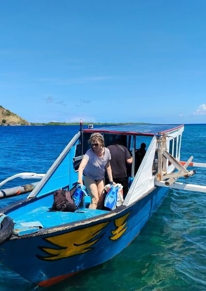 Local boat trip in Sumbawa