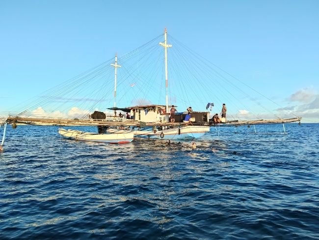 Bagan fishing platform in Saleh Bay Sumbawa