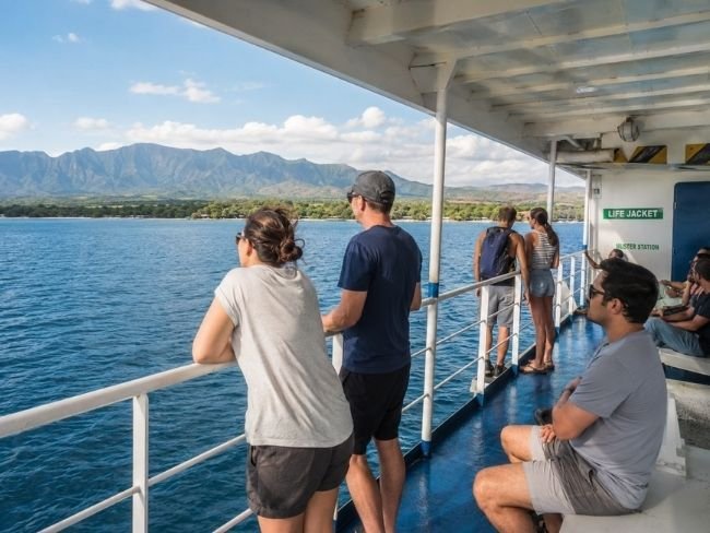 Ferry crossing from Lombok to Sumbawa
