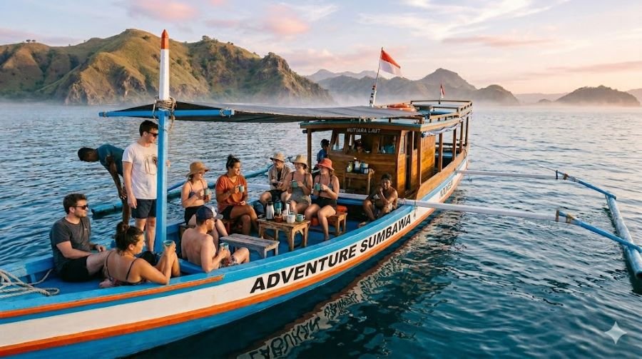 Labuhan Jambu whale shark boat tour