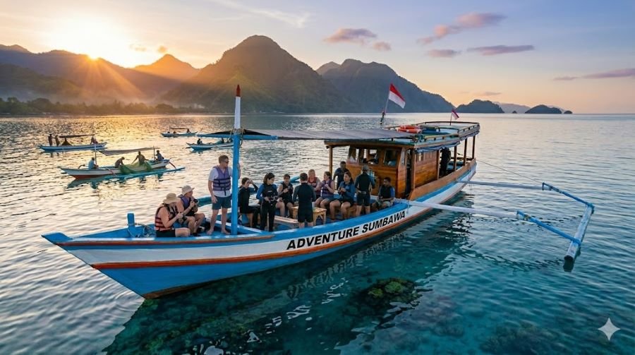 Labuhan Jambu whale shark boat tour