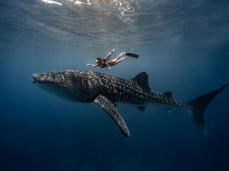 safety Saleh Bay whale shark conditions
