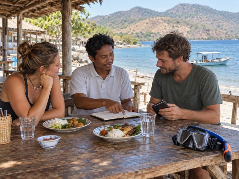 Saleh Bay meals and snorkeling budget