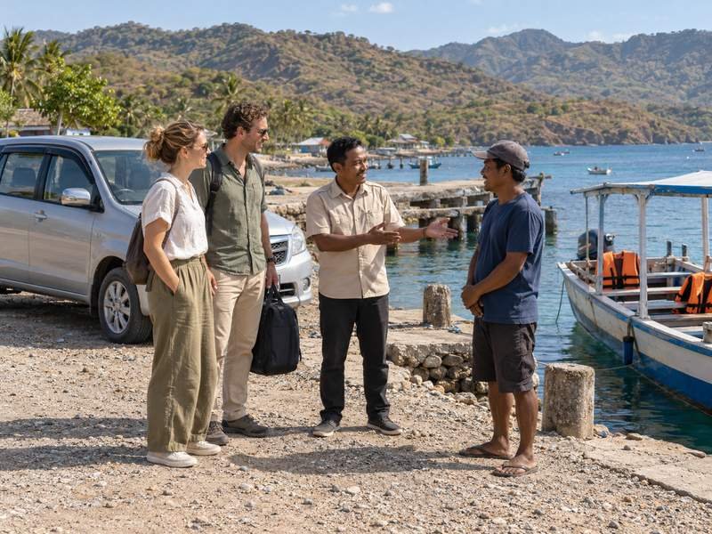Sumbawa boat crew meeting