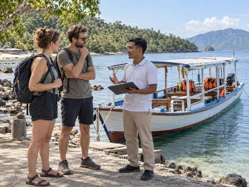 Sumbawa waterfall trip transport discussion
