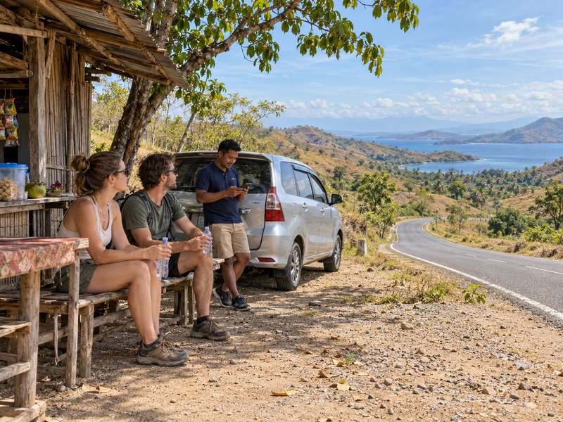 The rest of Sumbawa still takes time